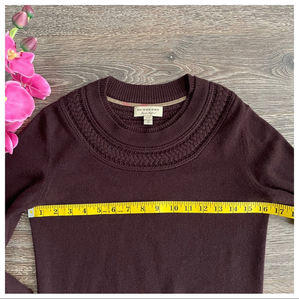 Burberry Cable Knit York Cashmere Sweater - Picture 9 of 11